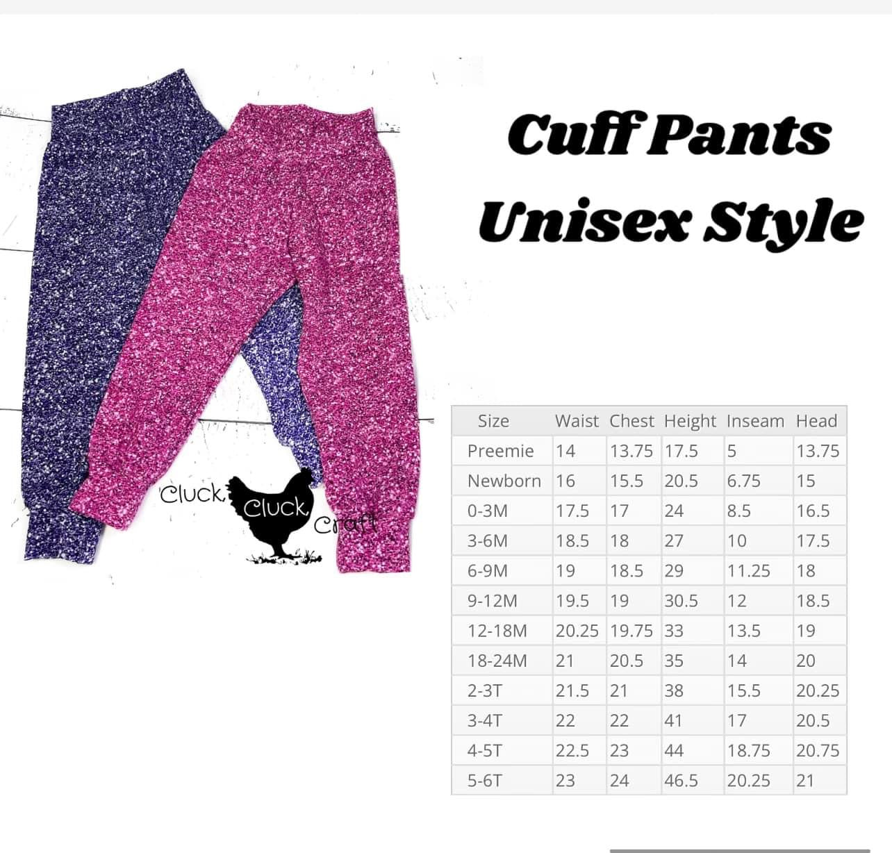 Cuff Pants, Brown Watercolor