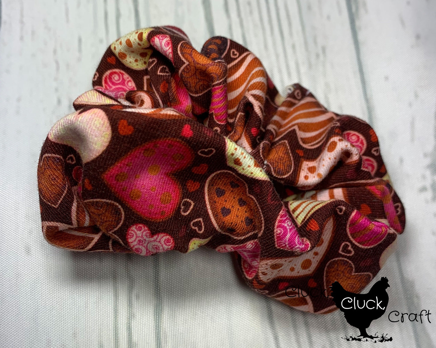 Scrunchie Chocolate Hearts