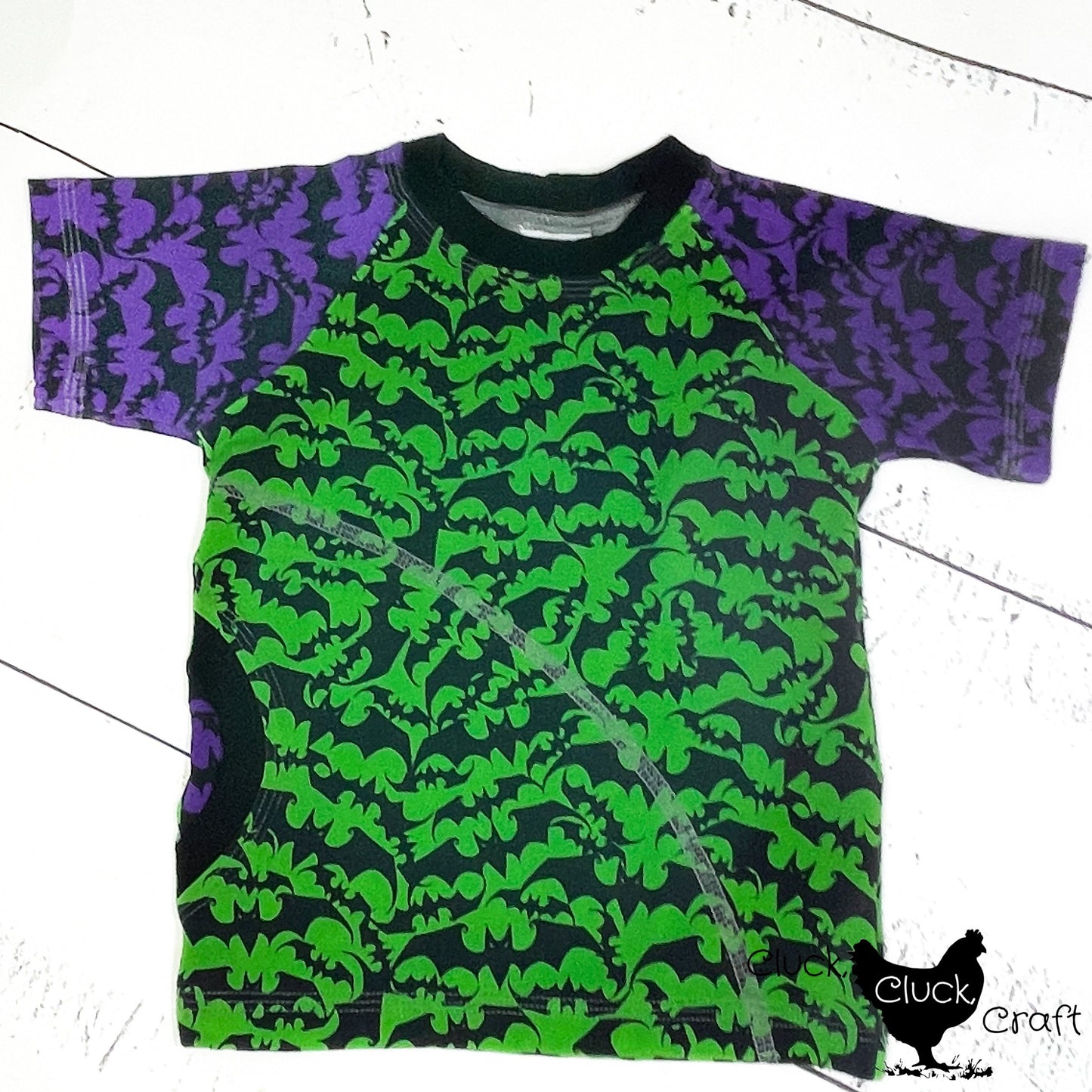 Raglan Pocket Tee, Batty about Bats