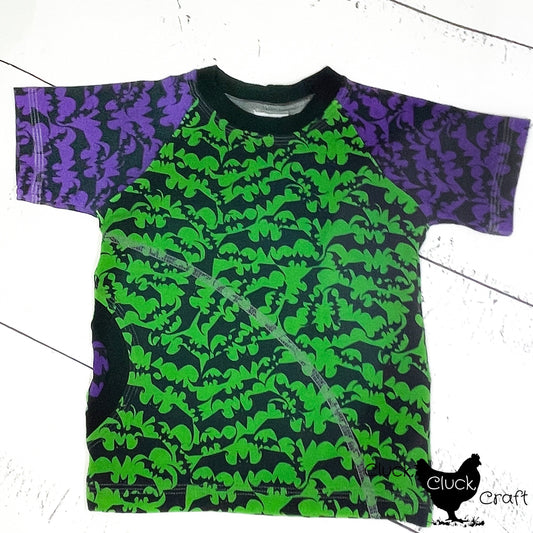 Raglan Pocket Tee, Batty about Bats