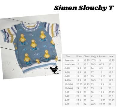 Simon Slouchy Tee, Tractors in the Pumpkin Patch