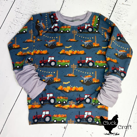 GWM Pullover, Tractors at the Pumpkin Patch