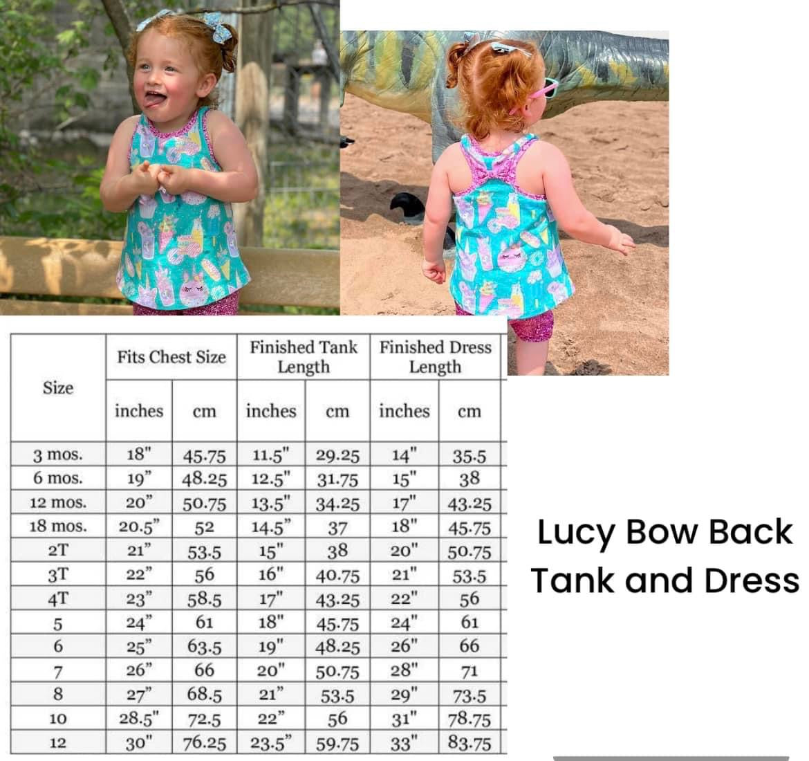 Lucy Bow Back Tank, Blooming Flowers