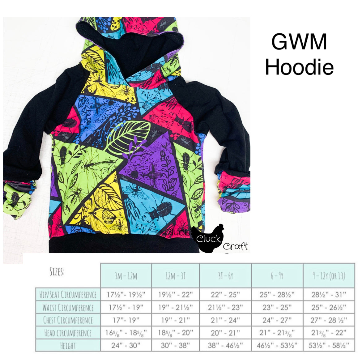 GWM Pocketed Hoodie, Chilly Fox and Bunny